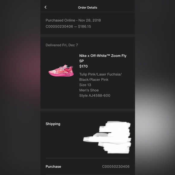 Nike Off White Pink Zoom Fly - Picture 6 of 6